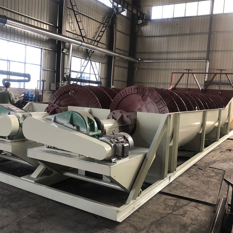 螺旋洗沙機-洗砂生產線-河南科博銳-蛟龍式洗砂機