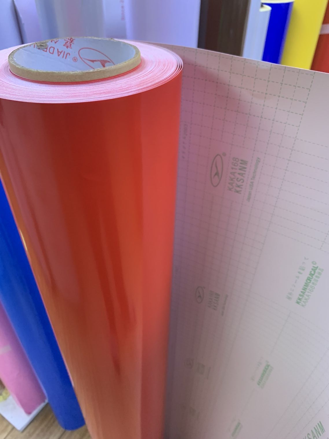 供應(yīng)KAKA168刻字膜  耐高溫   刻字膜 腐蝕標(biāo)牌 耐高溫150度  不留膠   KAKA168刻字膜  耐高溫