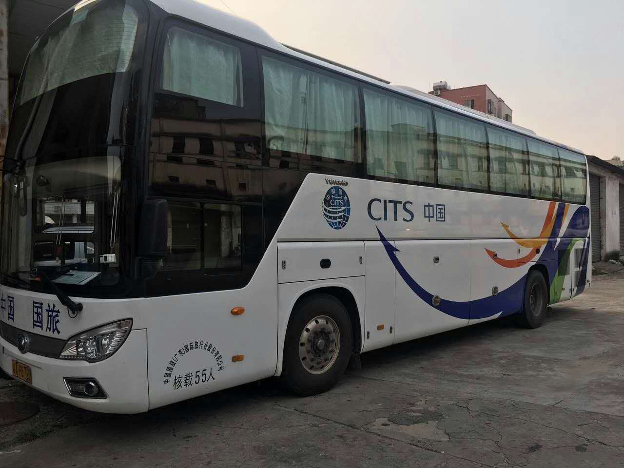 廣州租車。廣州包車55座大巴出租圖片