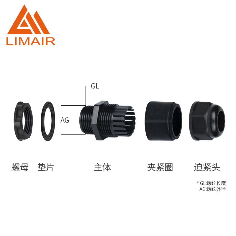 尼龍電纜接頭圖片/尼龍電纜接頭樣板圖 (3)