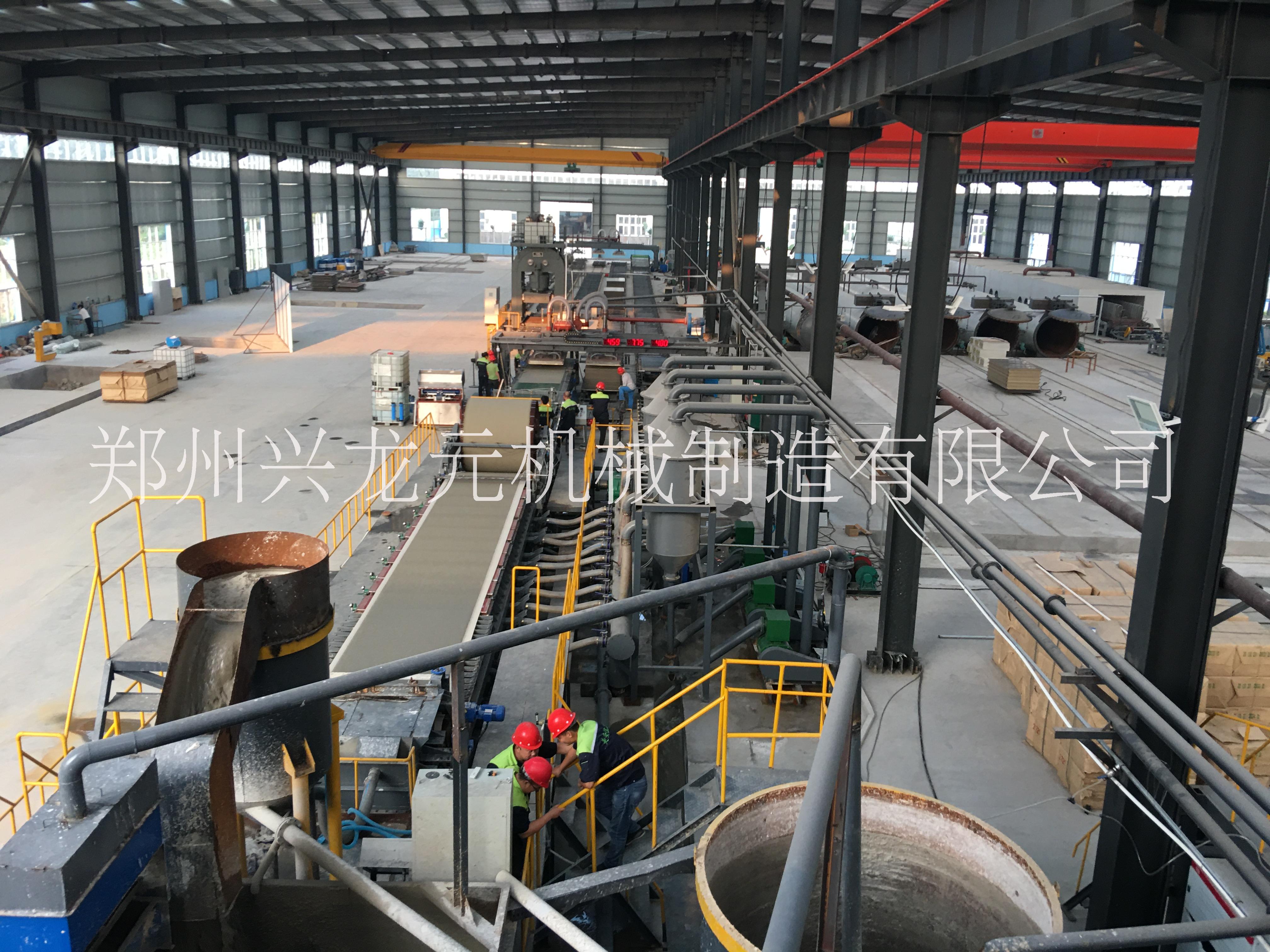 水泥纤维板生产线纤维水泥板生产线硅酸钙板生产线Asbestos tile production line图片