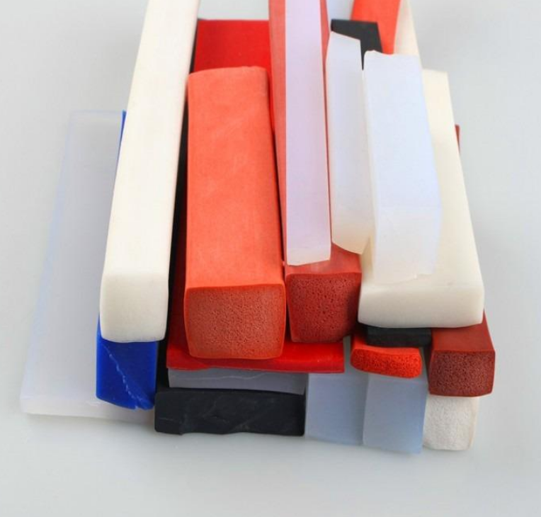 硅膠方形密封條 矩形耐高溫硅膠條 硅橡膠實(shí)心膠條 方形硅膠發(fā)泡條