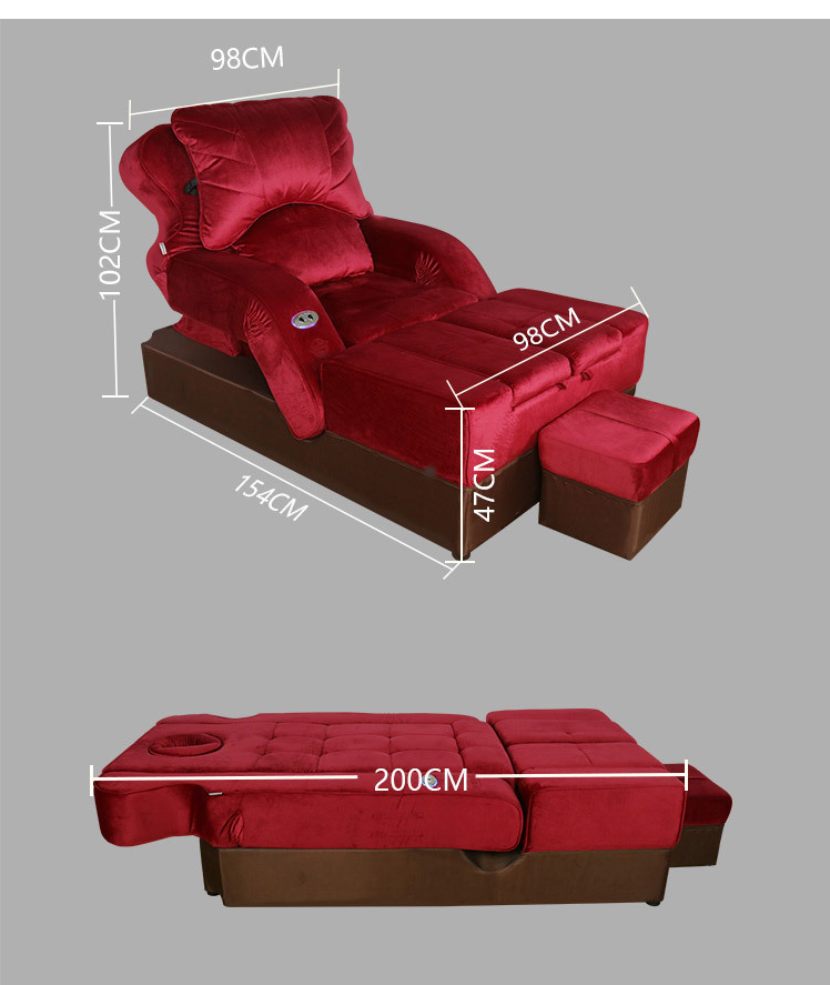 足浴沙發(fā)-電動高檔豪華桑拿床-躺椅會所浴場按摩床-洗浴足療沙發(fā) 足浴沙發(fā)圖片