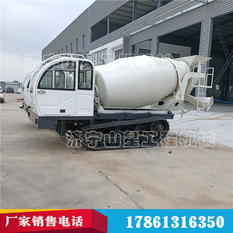 泥濘路段山區(qū)用履帶混凝土攪拌車圖片/泥濘路段山區(qū)用履帶混凝土攪拌車樣板圖 (4)