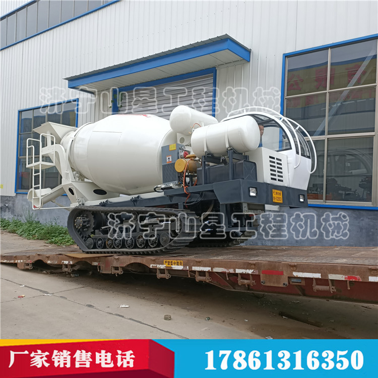 泥濘路段山區(qū)用履帶混凝土攪拌車圖片/泥濘路段山區(qū)用履帶混凝土攪拌車樣板圖 (1)