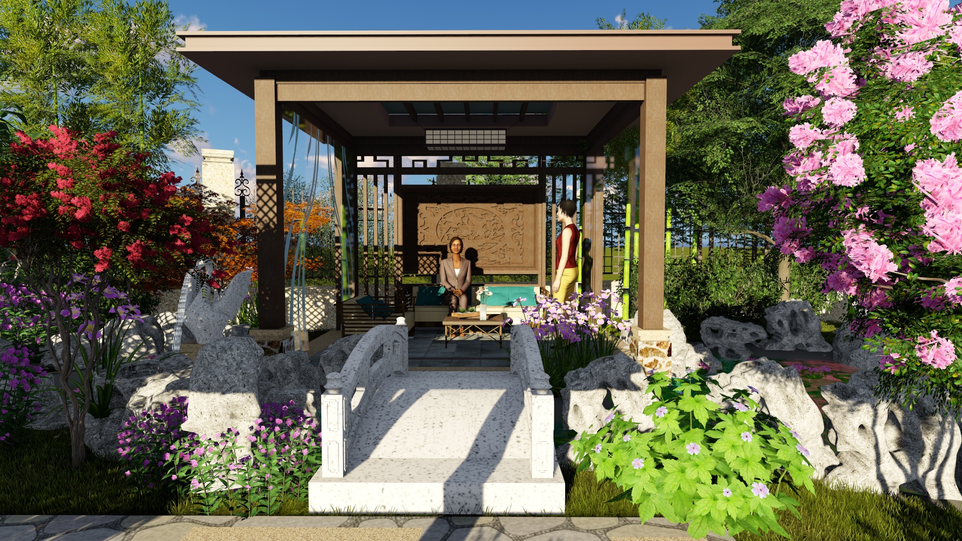 私家花園綠化設計公司 私家花園設計