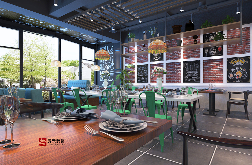 西餐廳裝修圖片/西餐廳裝修樣板圖 (3)