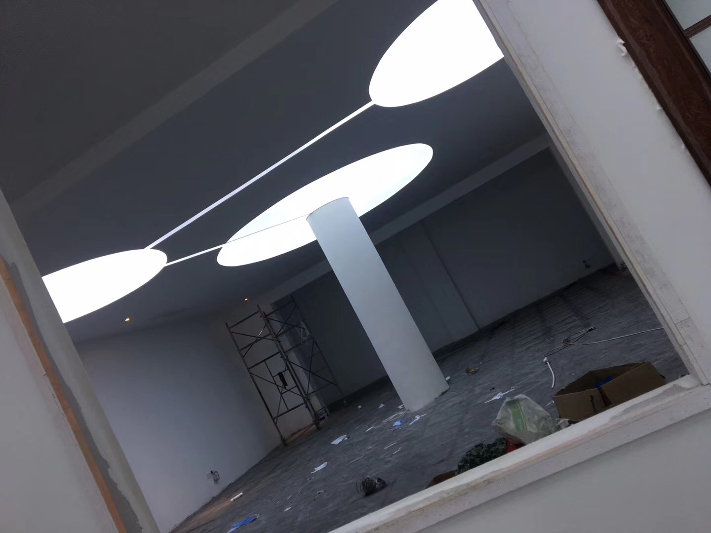 軟膜天花 LED鋁槽線形燈 無邊框卡布燈箱