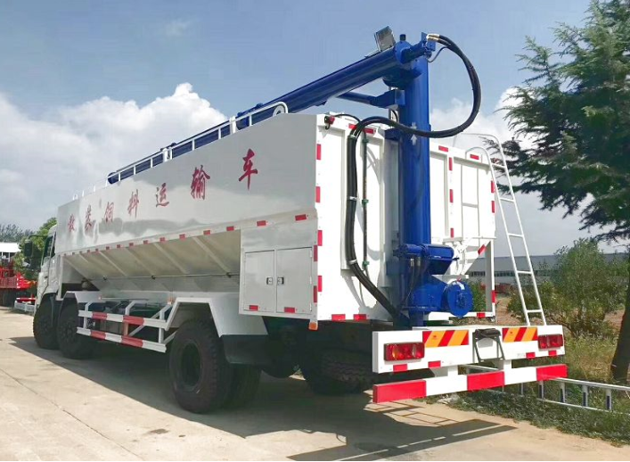 北京液壓散裝飼料罐車圖片/北京液壓散裝飼料罐車樣板圖 (4)