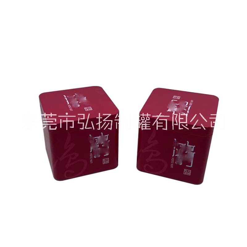 雙層蓋茶葉方罐圖片/雙層蓋茶葉方罐樣板圖 (4)