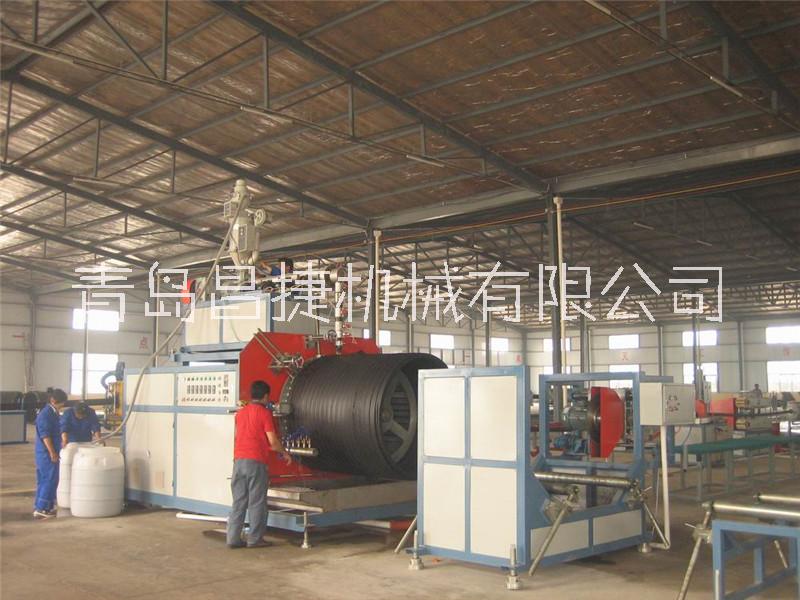 HDPE大口徑中空壁纏繞管生產(chǎn)線/PE連續(xù)克拉管生產(chǎn)線 高速HDPE檢查井壁管生產(chǎn)線 高環(huán)剛度PE纏繞內(nèi)肋螺旋管生產(chǎn)線