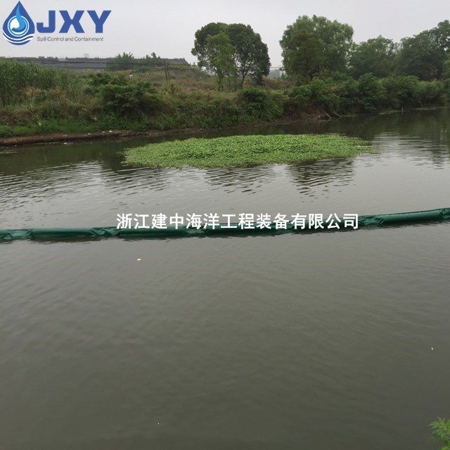 不透水PVC防污屏河道應急圍油欄JXYOCB510