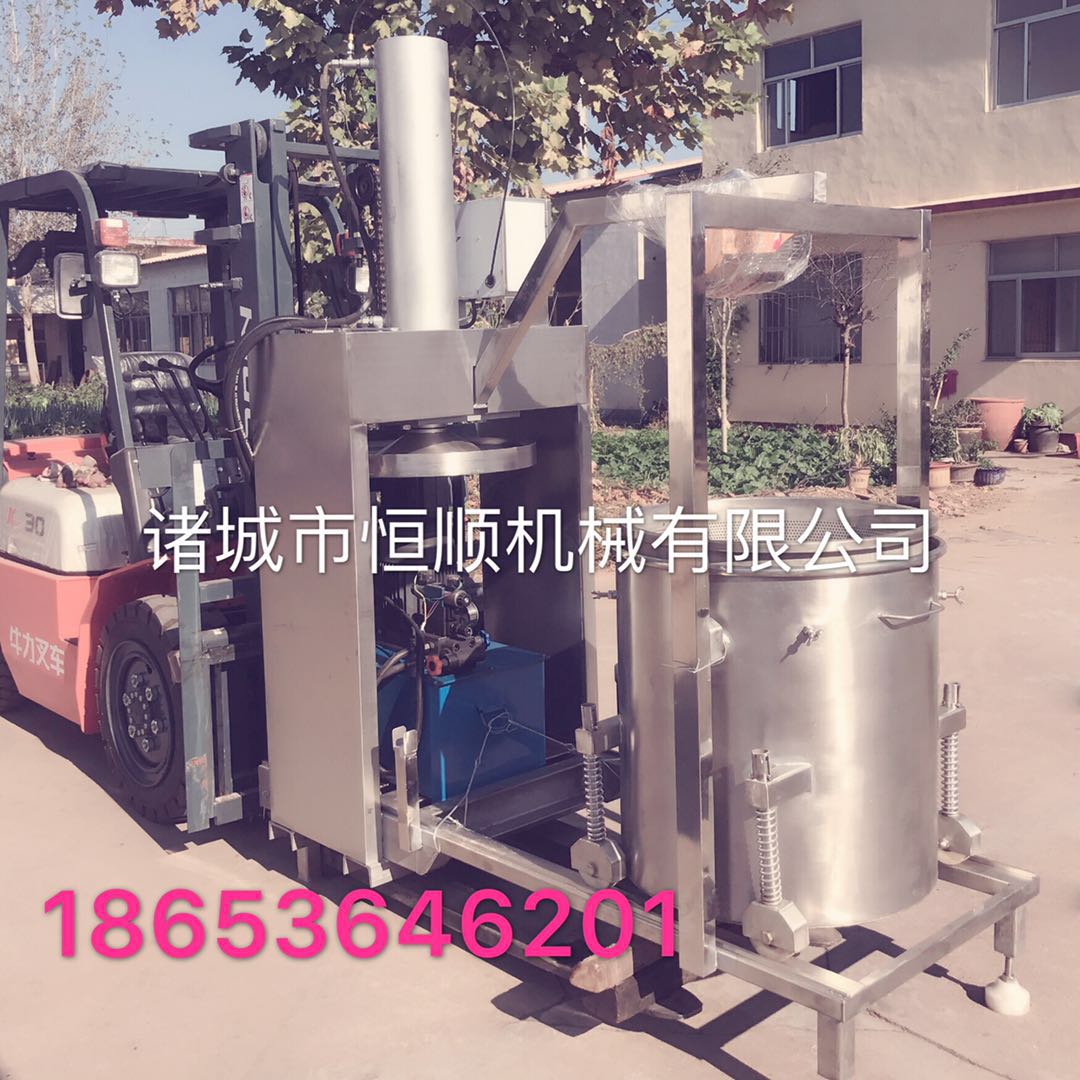 豆渣麥稈甜菊中藥渣脫水壓榨機(jī) 大型發(fā)酵中藥材烘干前脫水機(jī) 豆渣壓榨機(jī) 諸城市恒濱機(jī)械
