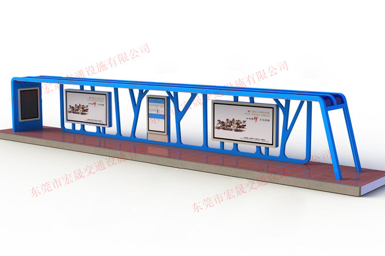 公交站牌候車亭圖片/公交站牌候車亭樣板圖 (2)