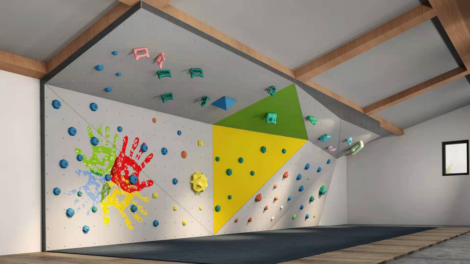 室內(nèi)兒童攀巖墻圖片/室內(nèi)兒童攀巖墻樣板圖 (4)