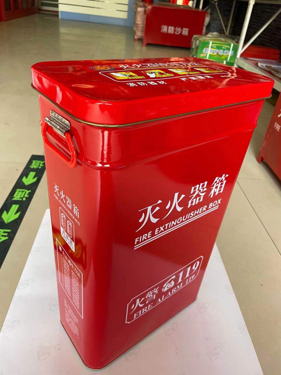 4公斤新型圓角滅火器箱子新型消防箱放置箱