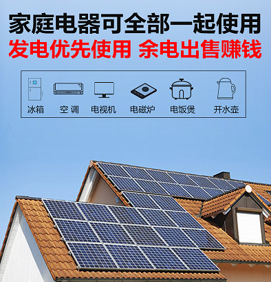 家用投资养老20KW太阳能光伏发图片