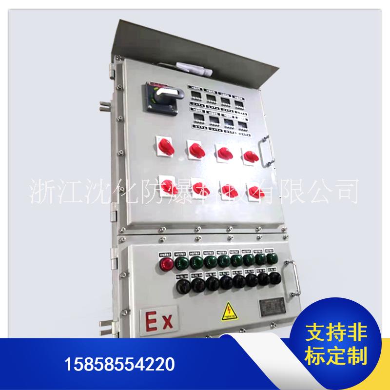 生产销售防爆工业插座箱 防爆不锈钢配电箱 炼油厂防爆配电箱图片