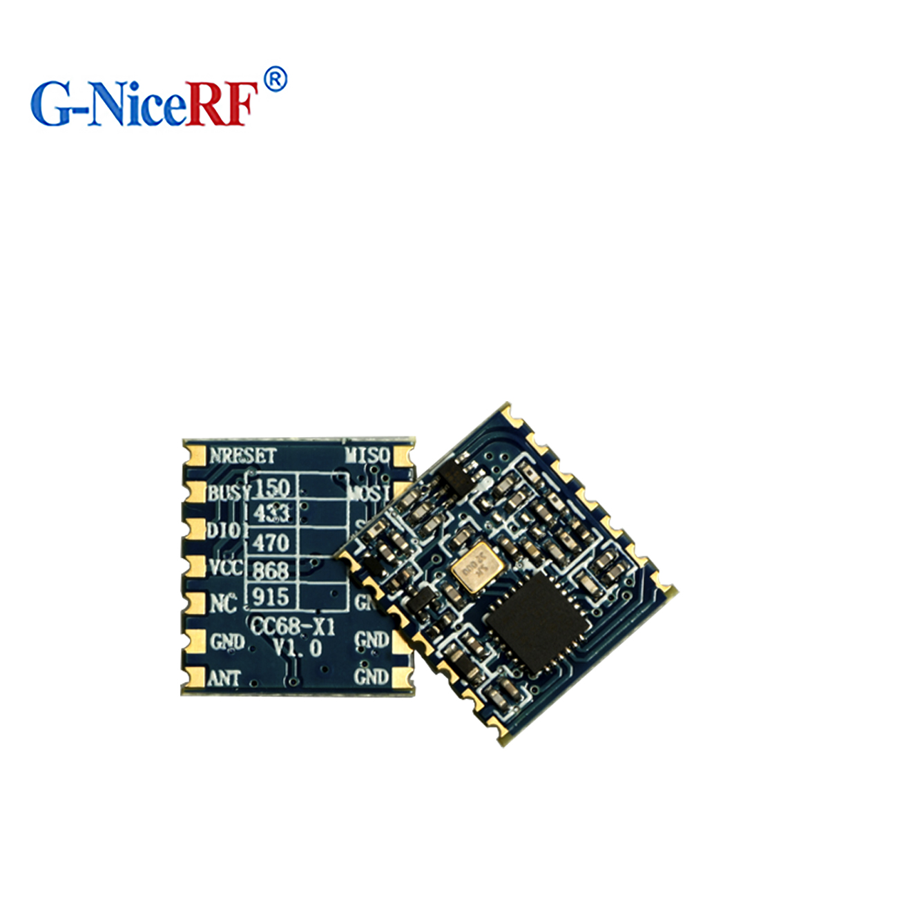 迷你體積、低成本160mW LoRa無(wú)線收發(fā)模塊LoRa-CC68-X1
