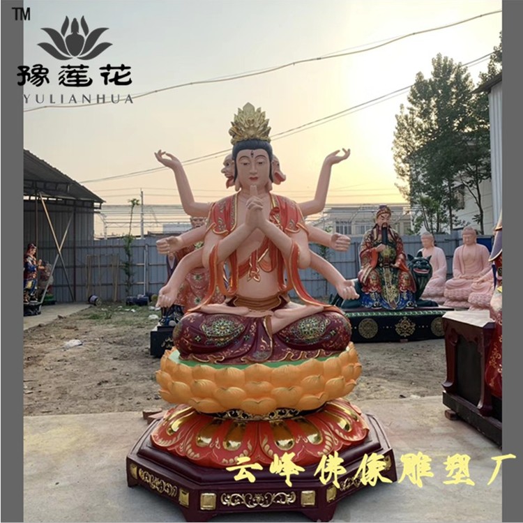 北斗眾星之母神像 斗母元君佛像 六十甲子塑像 樹脂玻璃鋼脫胎