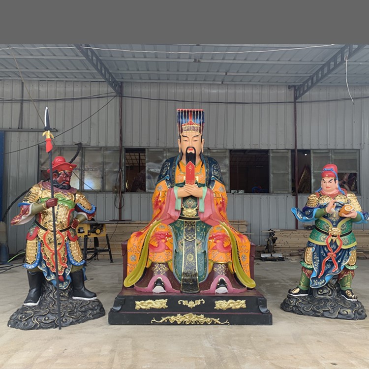 城隍爺神像 城隍奶奶 城隍夫人 東岳大帝玻璃鋼脫胎河南佛像廠家