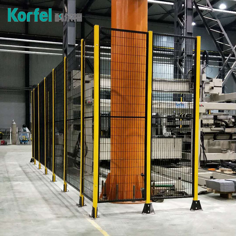 車間倉(cāng)庫(kù)隔離網(wǎng)機(jī)器人防護(hù)圍欄圖片/車間倉(cāng)庫(kù)隔離網(wǎng)機(jī)器人防護(hù)圍欄樣板圖 (4)