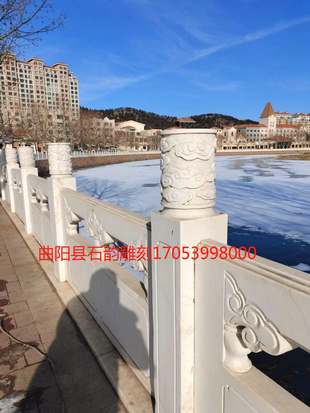 漢白玉石欄桿圖片/漢白玉石欄桿樣板圖 (3)