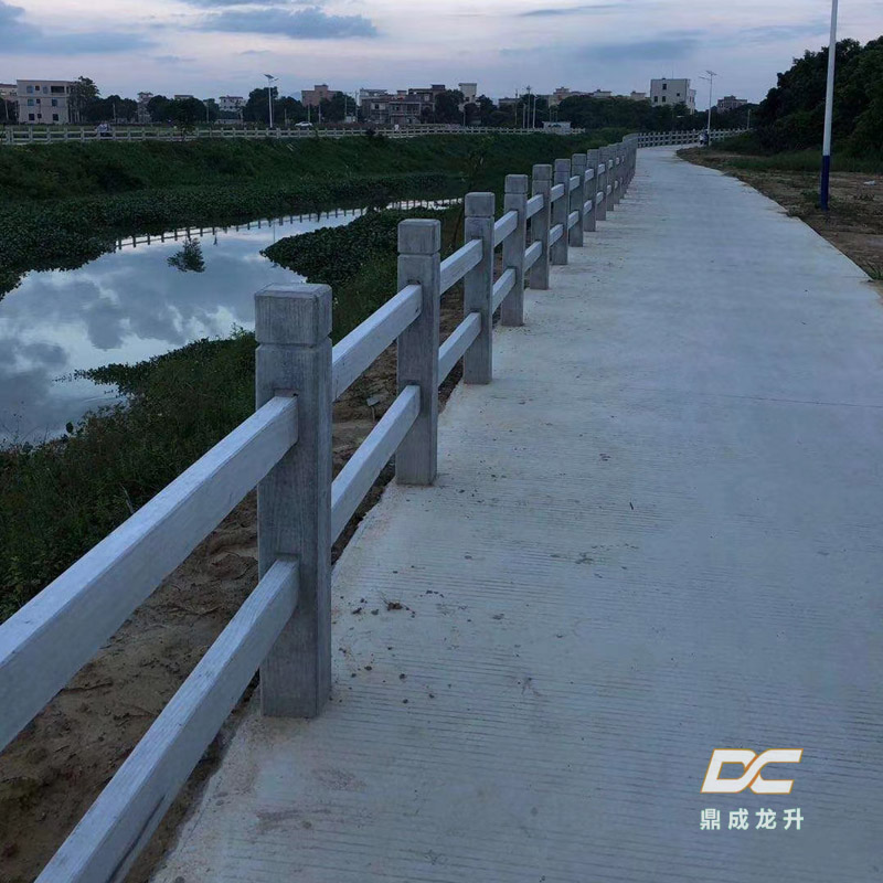 水泥仿木護欄2D款水泥仿木護欄 仿木欄桿 景區(qū)護欄 橋梁護欄