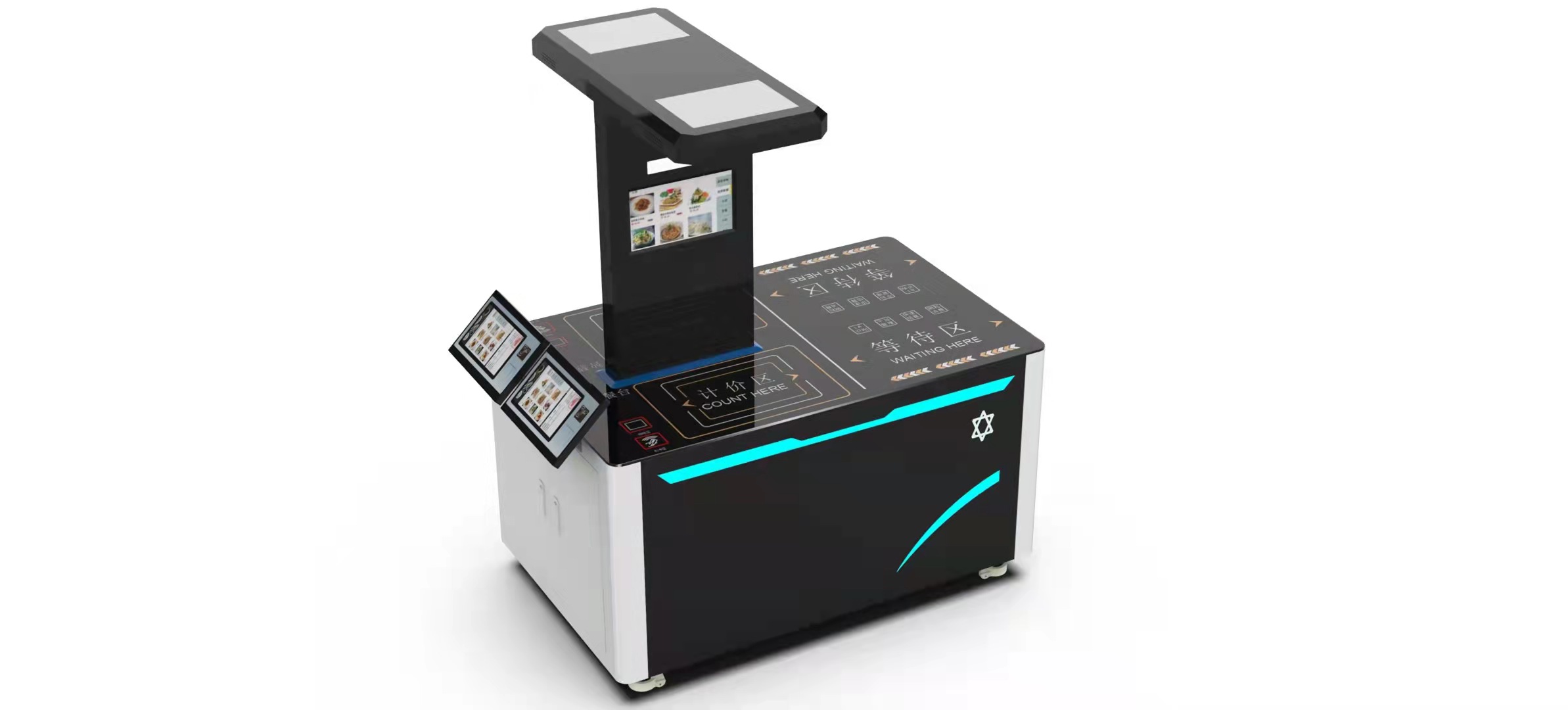 哈爾濱智能餐廳食堂智慧餐臺（雙通道）