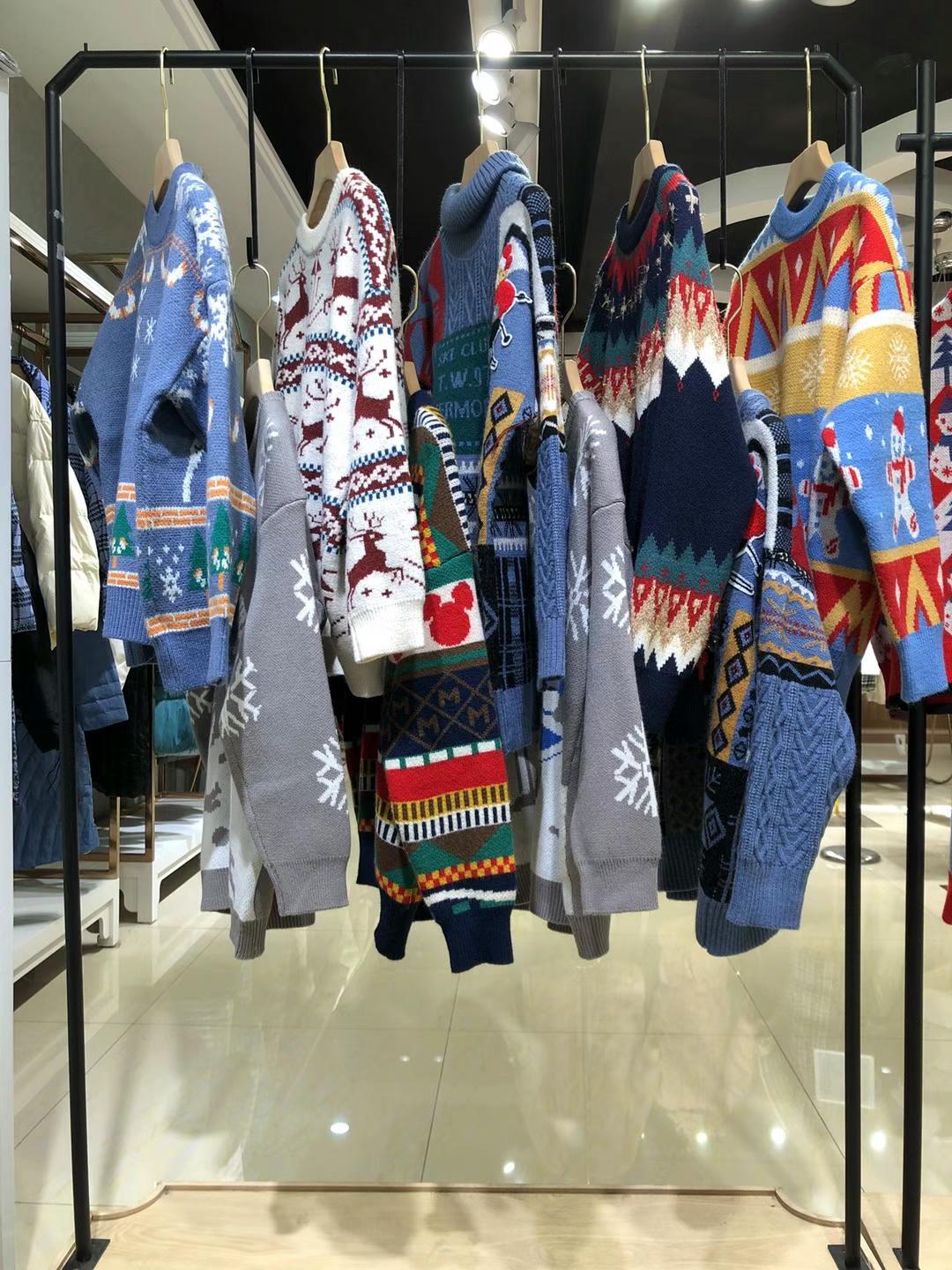 吉米小熊藍標系列第三批品牌毛衣女裝專柜正 品女裝尾貨庫存走份批發(fā)