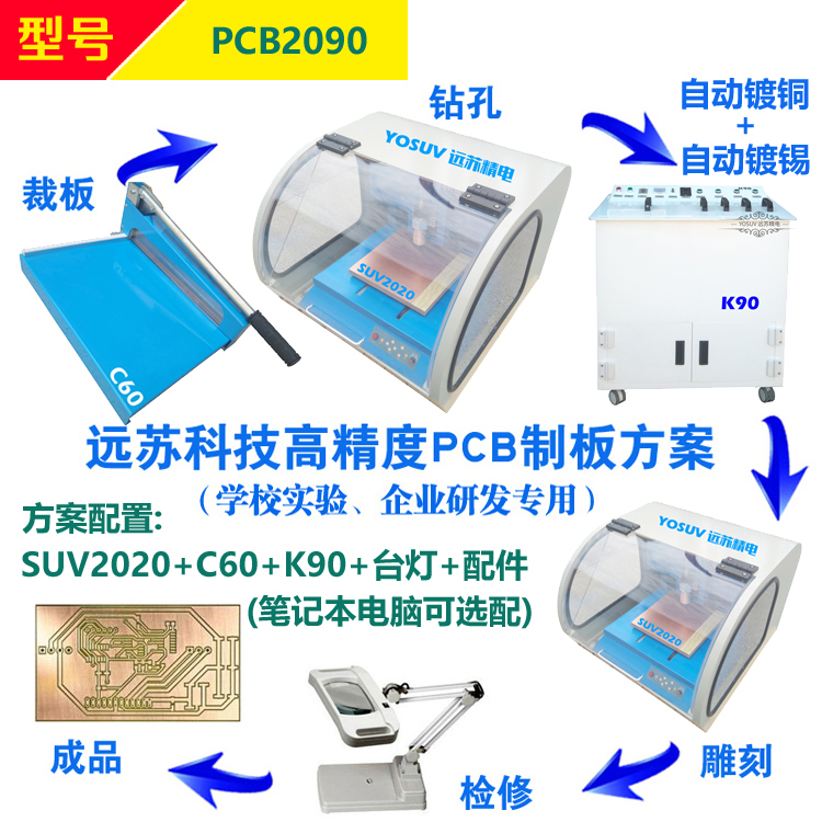 快速PCB雕刻機(jī) 線路板雕刻機(jī) PCB2090制版設(shè)備 遠(yuǎn)蘇精電
