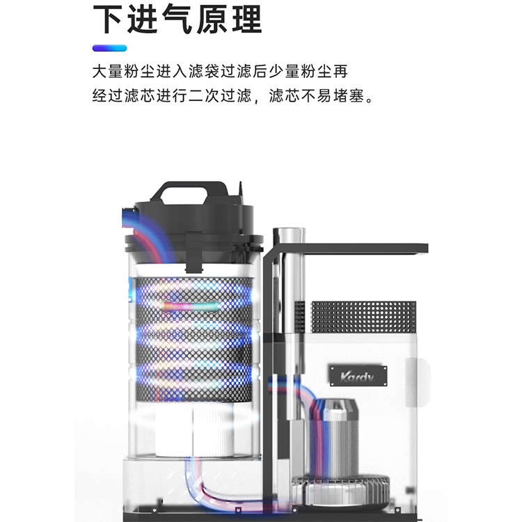 上海市凯德威吸尘器DL-4080X厂家凯德威吸尘器DL-4080X工业纺织厂用80L