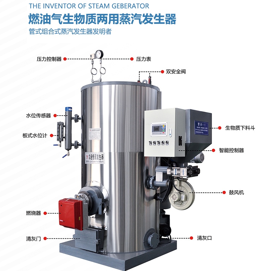 燃油气生物质两用蒸汽发生器价格图片