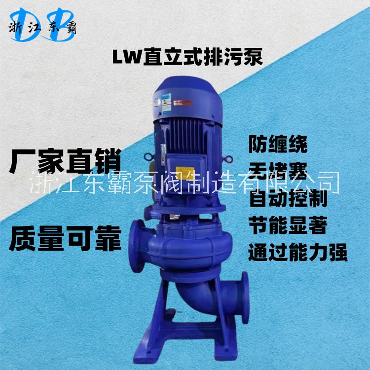25LW8-22-1.1KW 直立式排污泵無堵塞污水雜質(zhì)泵