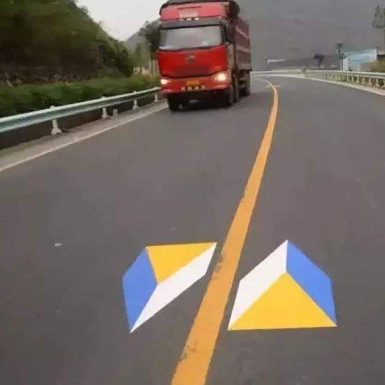 道路立體劃線圖片/道路立體劃線樣板圖 (2)