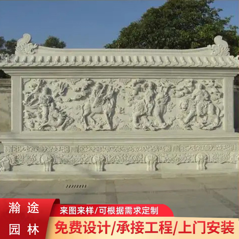 中式石雕浮雕圖片/中式石雕浮雕樣板圖 (1)