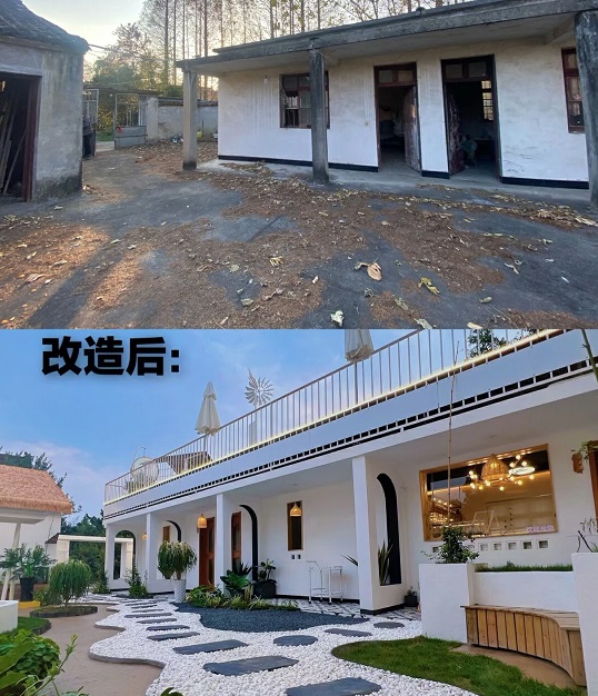 陜西西安農(nóng)村舊房改造，鄉(xiāng)村老房改造，庭院設(shè)計(jì)改造，農(nóng)村老屋改造設(shè)計(jì) 農(nóng)村舊房改造設(shè)計(jì)