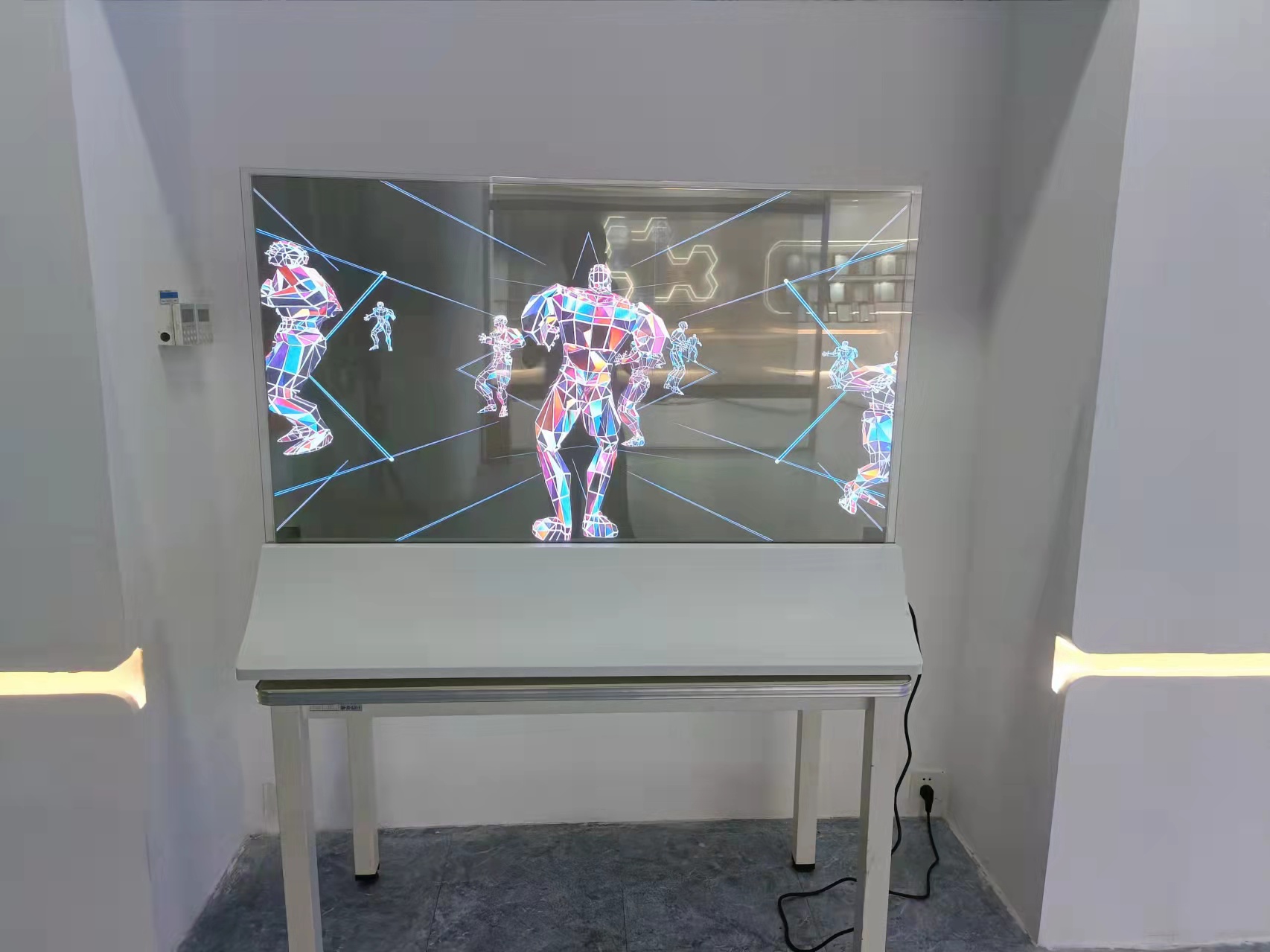 led透明顯示屏圖片/led透明顯示屏樣板圖 (2)