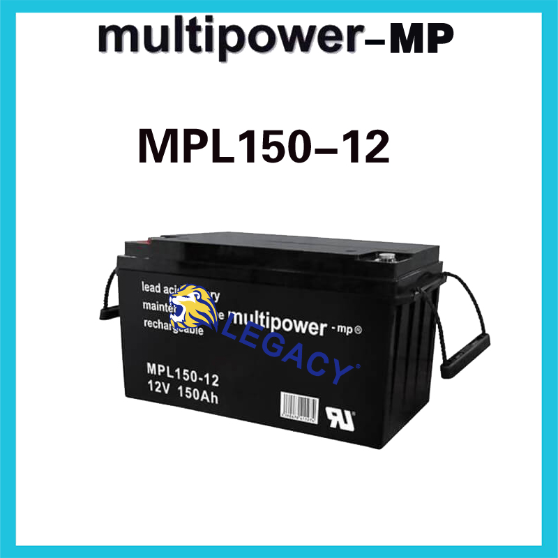 德国MULTIPOWER蓄电池MPL150-12 12V 150AH AGM长寿命电池