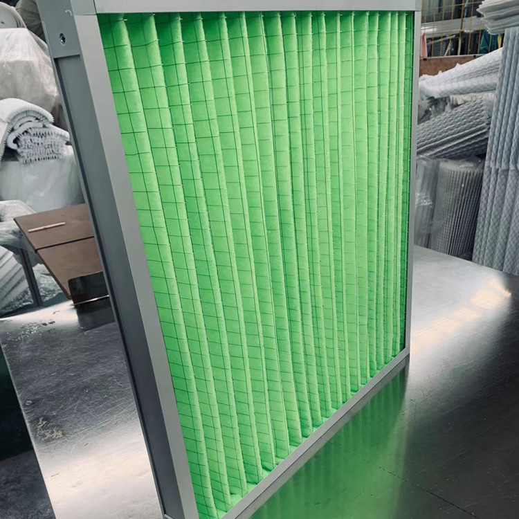 電子廠綠白棉板式過濾器圖片/電子廠綠白棉板式過濾器樣板圖 (3)