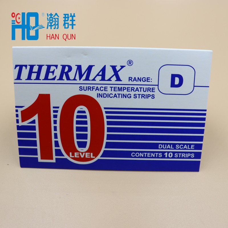 测温纸10D：188-249度英国TMC温度热敏试纸 THERMAX温度纸图片