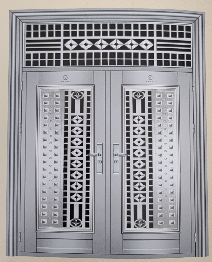 304不銹鋼彩鋼門多少錢圖片/304不銹鋼彩鋼門多少錢樣板圖 (4)