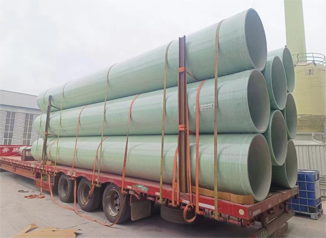 玻璃鋼污水管道 排污化工管道 廢氣吸收排放通風管道