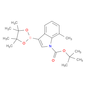 化学试剂（1-Boc-7-吲哚-3-频哪醇酯）图片