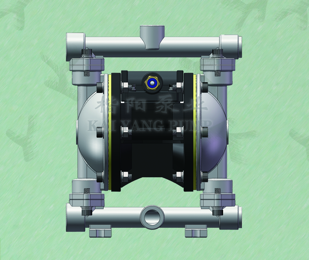 上海楷陽不銹鋼材質(zhì)氣動隔膜泵圖片