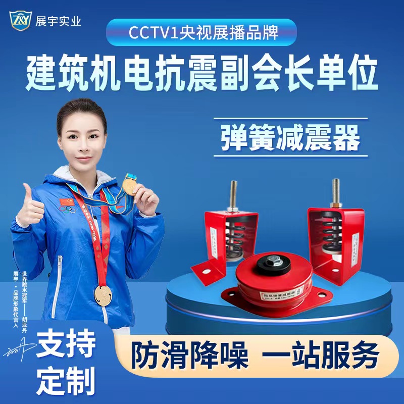 風(fēng)機水泵空調(diào)管道彈簧減震器生產(chǎn)廠家 詢價 報價 批發(fā) 【河北展宇機電科技有限公司】圖片