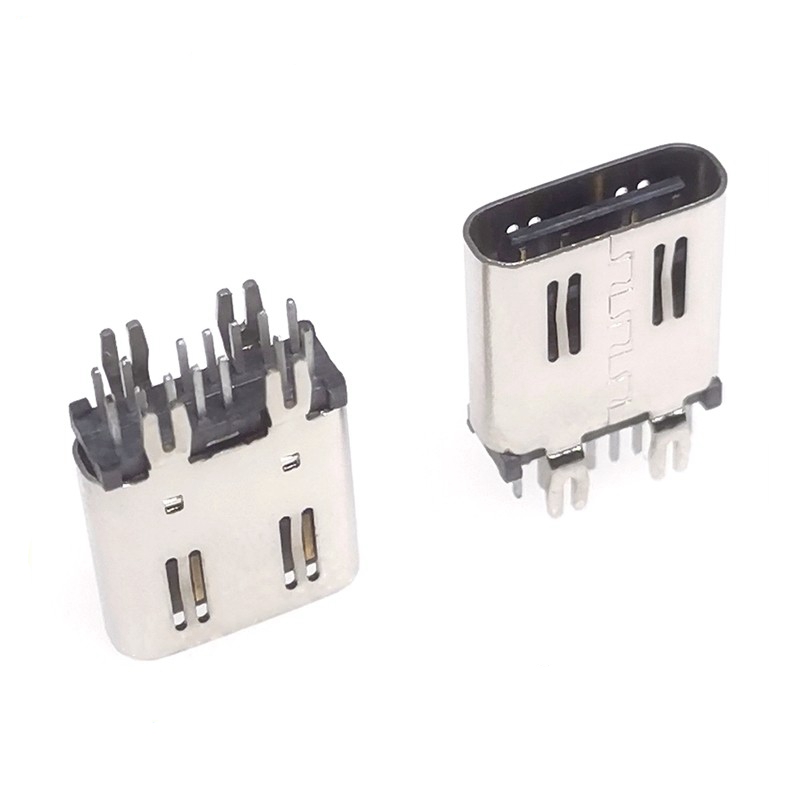 Type-C 16Pin沉板1.6MM母座圖片/Type-C 16Pin沉板1.6MM母座樣板圖 (4)