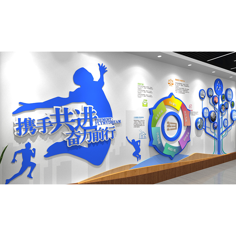 青島市攜手共進奮力前行企業(yè)形象墻圖片/青島市攜手共進奮力前行企業(yè)形象墻樣板圖 (2)