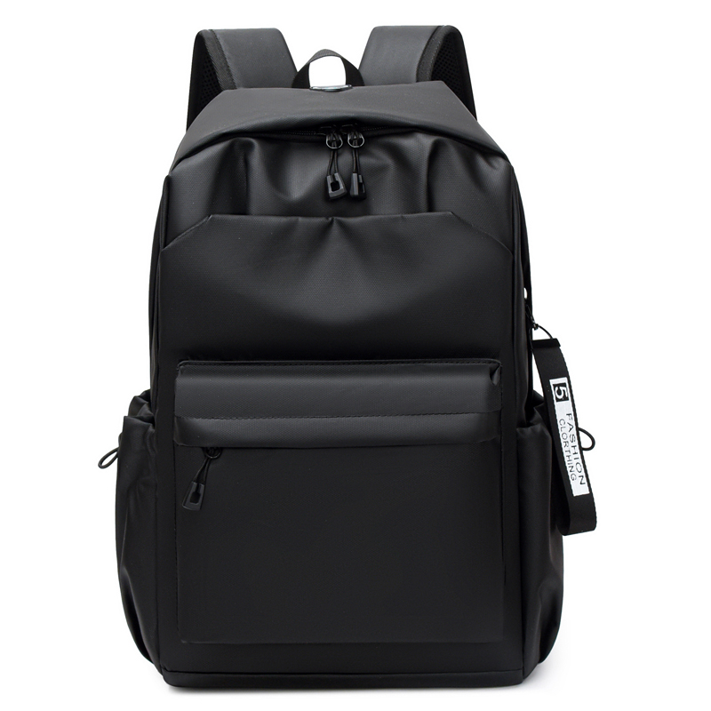 防潑水皮膜雙肩包大容量休閑包商務旅行筆記本電腦包簡約時尚背包