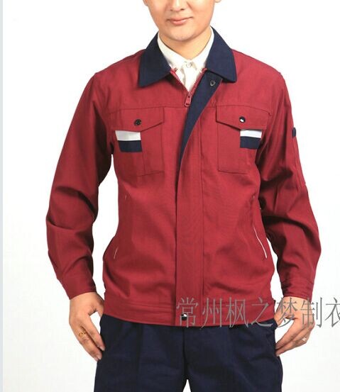 勞保服廠*丈青色全棉宜興勞保服201718款